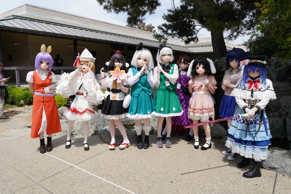 RURU (@rurukigururu) on Twitter photo Kigurumi group photo shoot,Thanks for everyone who came over.
mentions in order! (left to right)
<a href="/SISAY_kigurumi/">🌘 Moon Princess 🔜 Touhoufest 6/14</a>
<a href="/ironiaMarisa/">ironiaMarisa</a>
<a href="/Lucelia_Kig/">Lucelia</a>
<a href="/rururore/">RURU</a>
<a href="/mocha_kig/">Mocha @ touhoufest</a>
<a href="/WormWideWebb/">ニャ二P</a>
<a href="/AliceFarlette/">Noel_Farlette</a>
<a href="/Takara_Kig/">Takara</a>
<a href="/shizut0y0/">静丰</a>
📸: <a href="/mcsugoi/">Mei</a>
#touhoufest2025 #touhou #kigurumi #着ぐるみ Kigurumi group photo shoot,Thanks for everyone who came over.
mentions in order! (left to right)
<a href="/SISAY_kigurumi/">🌘 Moon Princess 🔜 Touhoufest 6/14</a>
<a href="/ironiaMarisa/">ironiaMarisa</a>
<a href="/Lucelia_Kig/">Lucelia</a>
<a href="/rururore/">RURU</a>
<a href="/mocha_kig/">Mocha @ touhoufest</a>
<a href="/WormWideWebb/">ニャ二P</a>
<a href="/AliceFarlette/">Noel_Farlette</a>
<a href="/Takara_Kig/">Takara</a>
<a href="/shizut0y0/">静丰</a>
📸: <a href="/mcsugoi/">Mei</a>
#touhoufest2025 #touhou #kigurumi #着ぐるみ