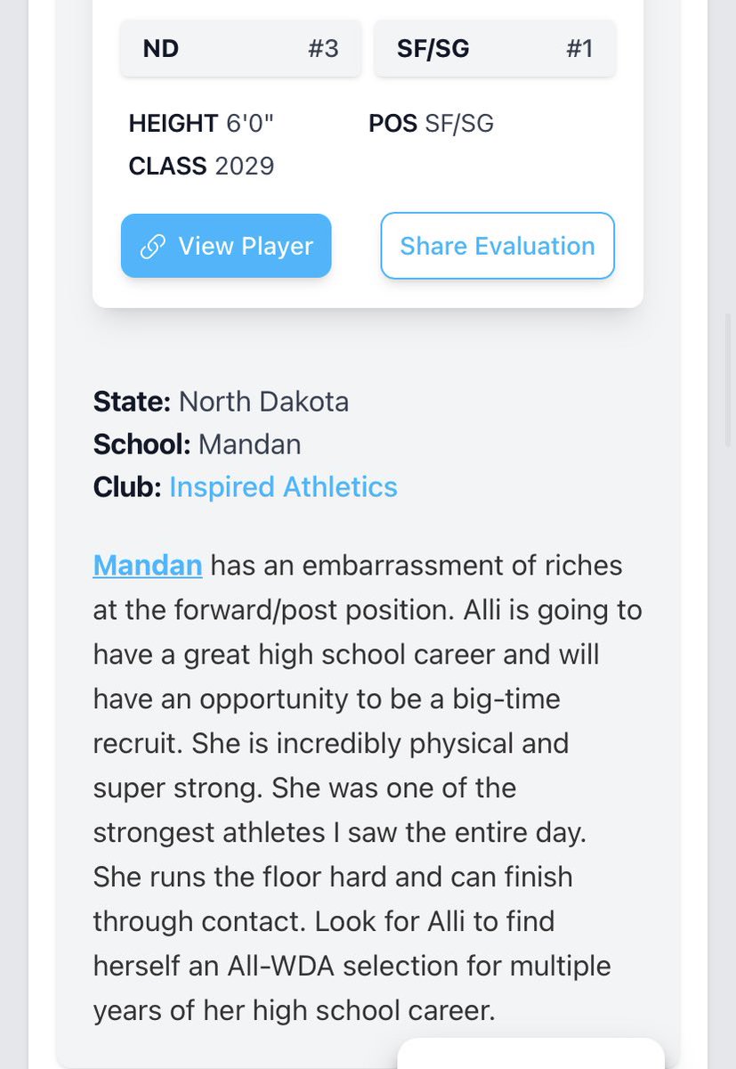 Alli Reiner (@alli_reiner2029) on Twitter photo Thank you for the write up <a href="/CoachBensonND/">Mike Benson</a> & <a href="/PGHDakotas/">Prep Girls Hoops Dakotas</a>! And thank you to <a href="/freddy_coleman/">Freddy Coleman</a> and <a href="/sanfordhoopsfgo/">Sanford Sports Academy - Basketball Fargo</a> for the invite to compete against some amazing talent! Thank you for the write up <a href="/CoachBensonND/">Mike Benson</a> & <a href="/PGHDakotas/">Prep Girls Hoops Dakotas</a>! And thank you to <a href="/freddy_coleman/">Freddy Coleman</a> and <a href="/sanfordhoopsfgo/">Sanford Sports Academy - Basketball Fargo</a> for the invite to compete against some amazing talent!