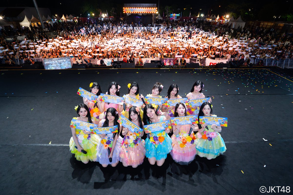 officialJKT48's tweet photo. LATIHAN PESTAPORA emang selalu jadi salah satu highlight tiap tahun! Senang banget bisa hadir lagi bareng kalian semua di Solo❤️
Terima kasih atas sambutan hangat dan semangatnya
kalian keren sekalihh! 🙌🏻
Sampai jumpa di keseruan selanjutnya bareng JKT48! 💫 https://t.co/d2xINZHMSf