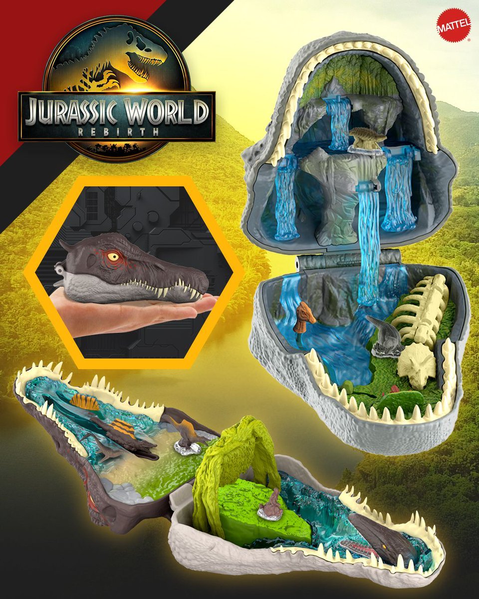 Bring Jurassic World Rebirth thrills home, and take them along with you anywhere, with a Micro Adventure playset! buff.ly/UdvRIJ8