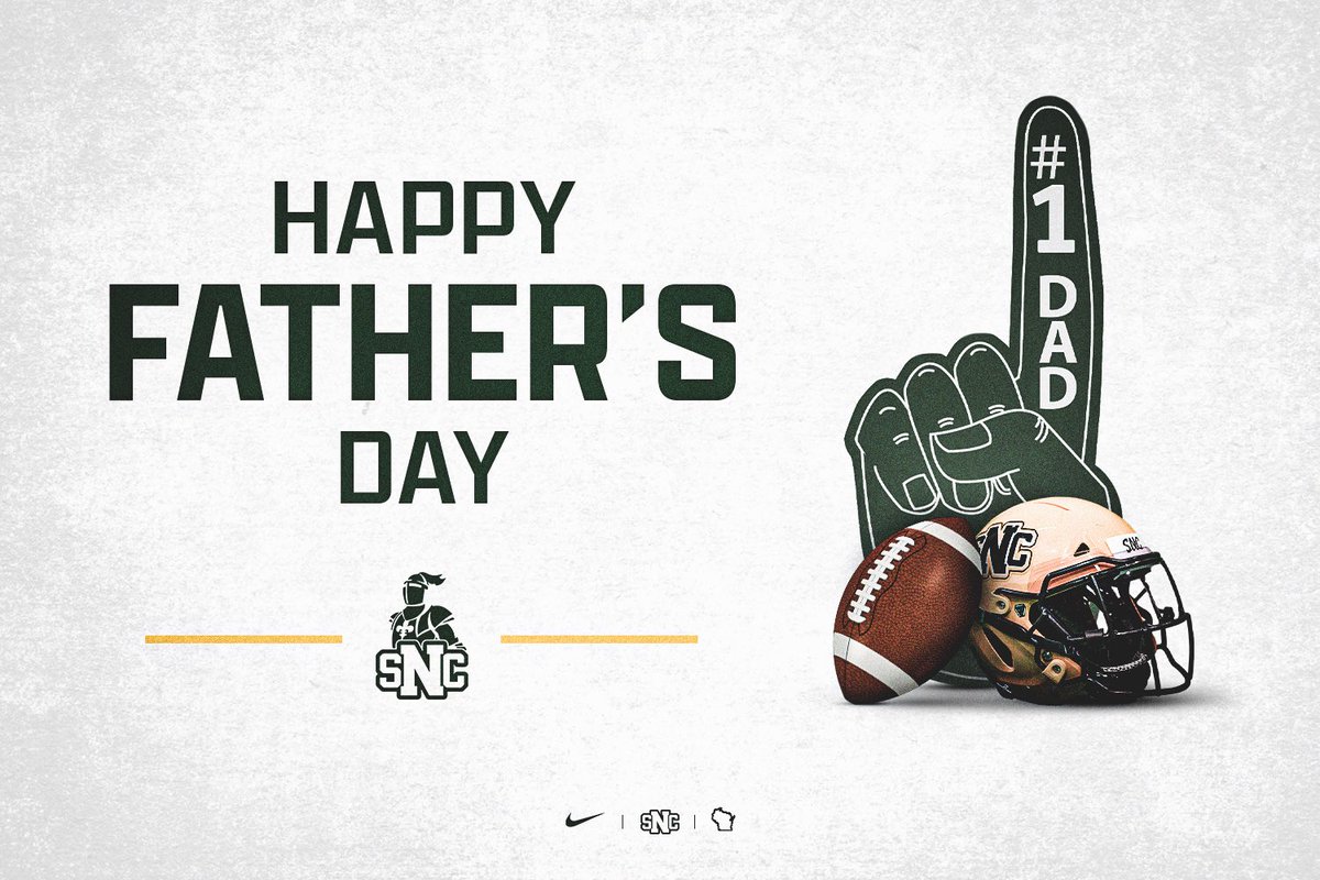 Happy Father’s Day from St. Norbert College Football! 

🟢⚔️🟡
#GoGreenKnights l #GKC