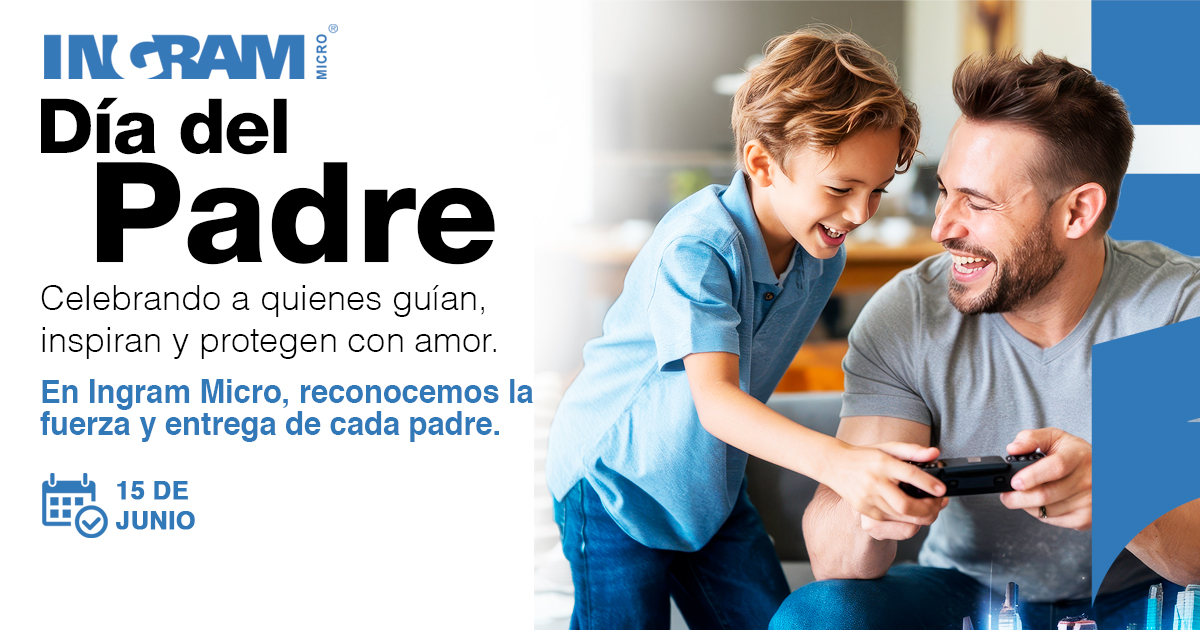 👔 Hoy celebramos a quienes lideran con amor dentro y fuera de casa.
¡Feliz Día del Padre!

#GraciasPapá #IngramMicro