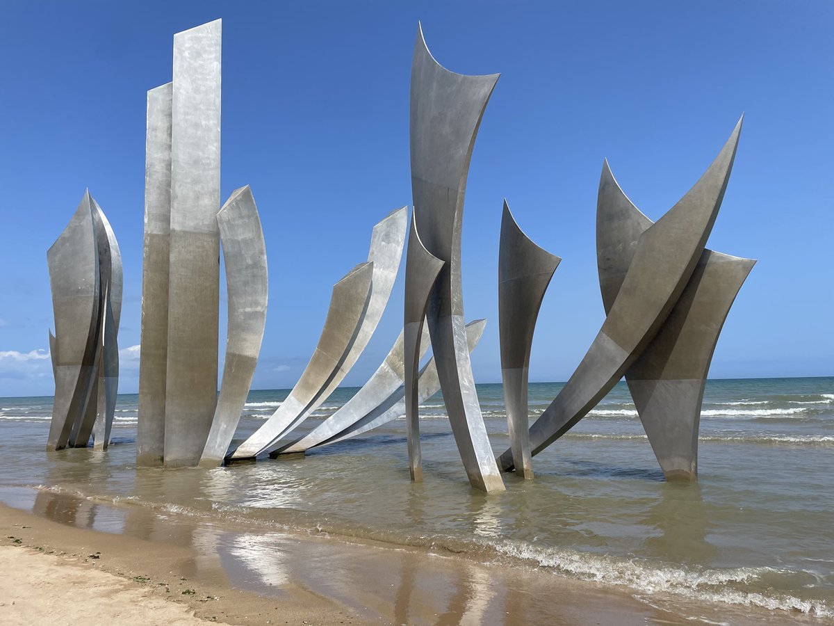 WASNAPPER's tweet image. Day 3 of Normandy tour. Perfect weather for touring the sites