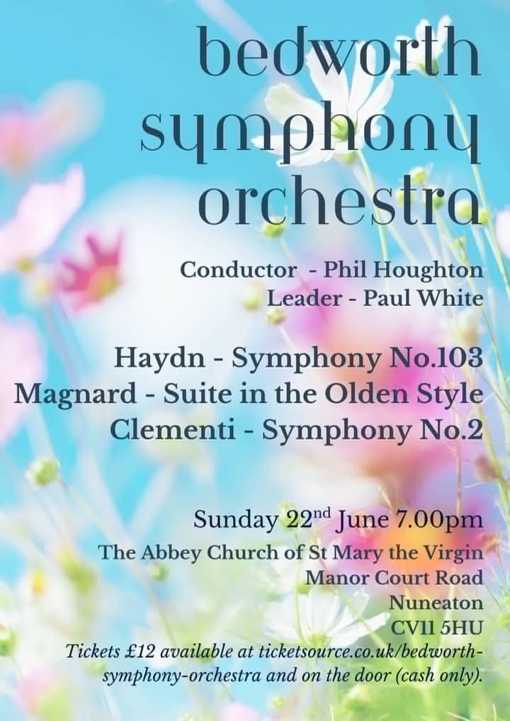 NuneatonSymph's tweet photo. Just a week to go! https://t.co/2KivYxmAgP