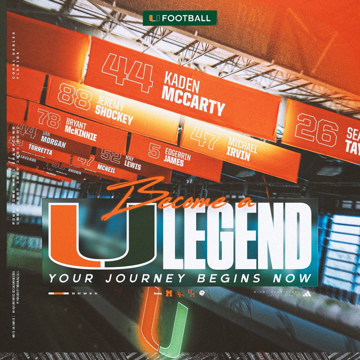 Thank you <a href="/CanesFootball/">Miami Hurricanes Football</a> for the love!!
#GoCanes 🙌🏾