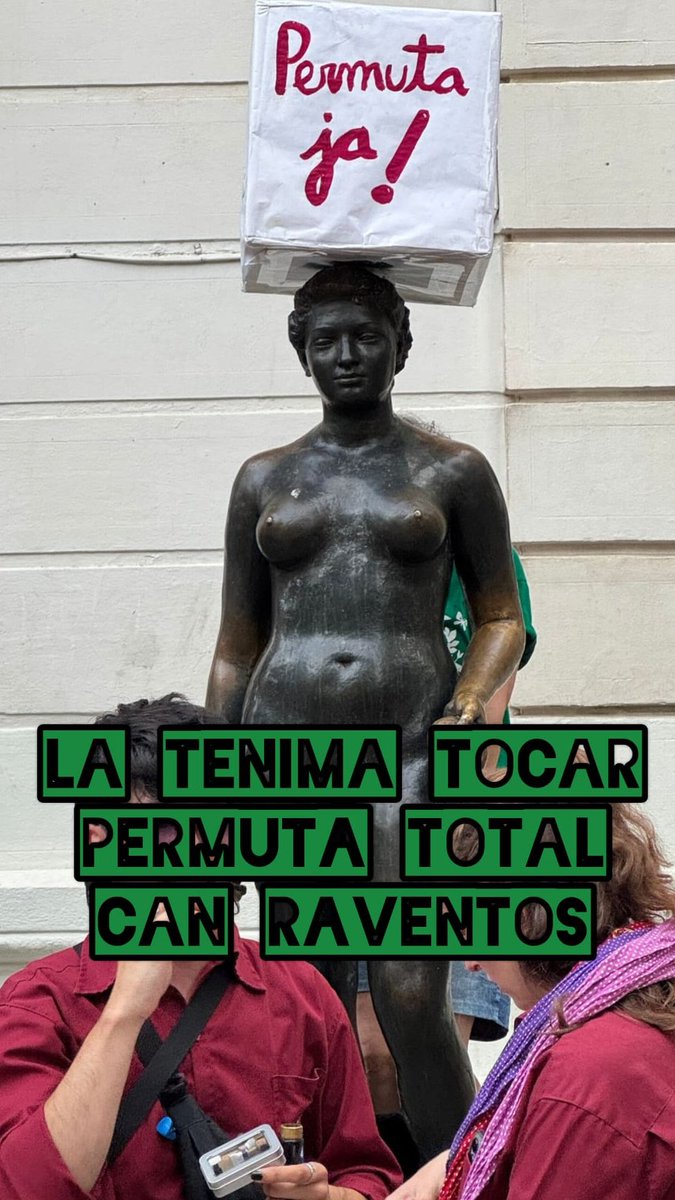 La Pomona, deessa romana de la fruita i la flora, guardiana de Sarrià, també demana a crits: PERMUTA JA!
<a href="/Bcn_SSTG/">Sarrià - Sant Gervasi</a>
<a href="/bcn_ajuntament/">Ajuntament de Barcelona</a>