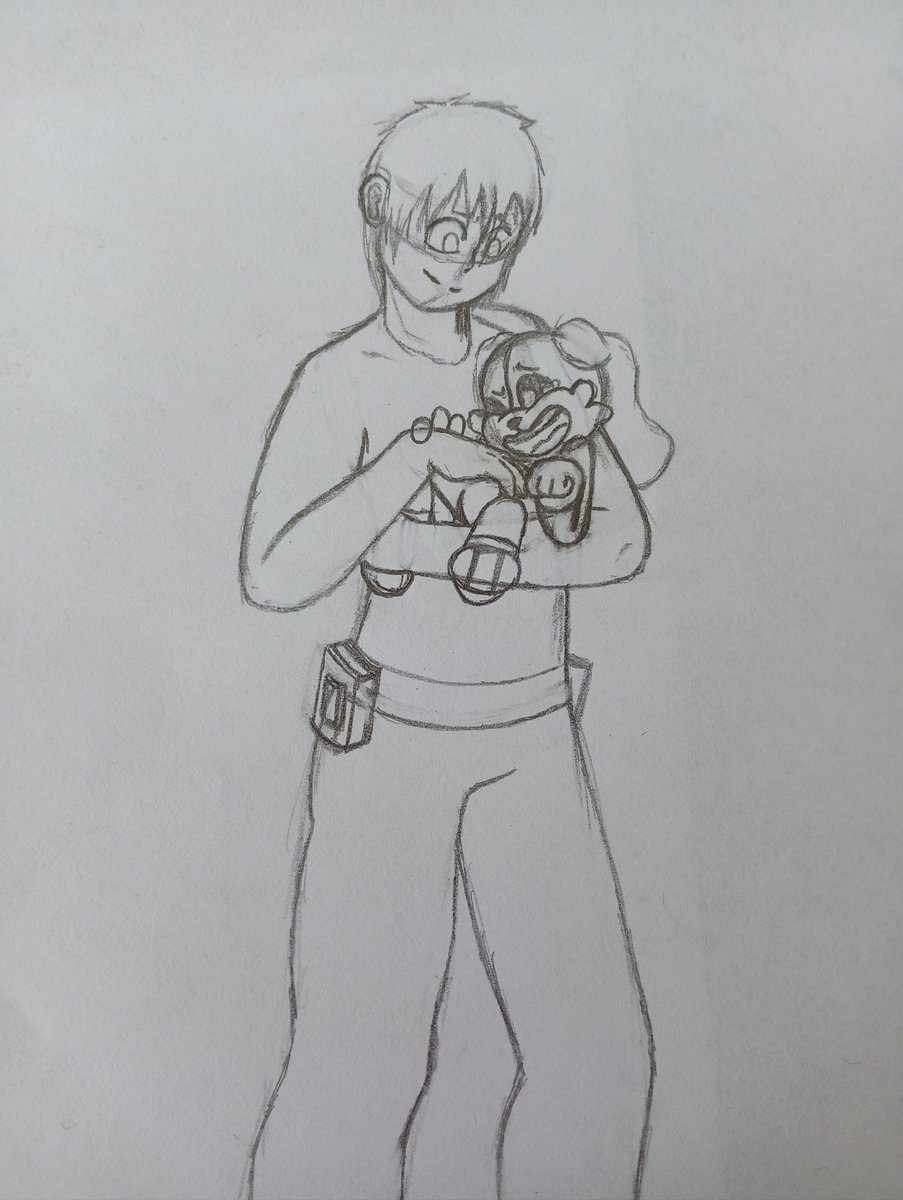 EllisSantin's tweet photo. I came across a drawing from last year and felt like redoing it... what do you think, should I finish it? 🤔
#dogday #PoppyPlaytime https://t.co/NQWIsIhiTU