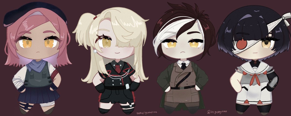 itsguppytime's tweet image. the M.A.H.O.U unit has arrived 

(go wishlist Kernel Hearts on steam!!) 

#KernelHearts #Fernet #Dolce #Laika #Spika