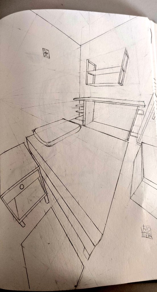 arrobaKaster's tweet image. Estudos de perspectiva que fiz hΓ‘ uns meses atrΓ‘s