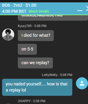 CMG Kids are unreal, wants a round replay for blowing himself up....

twitch.tv/kyury7/clip/To…