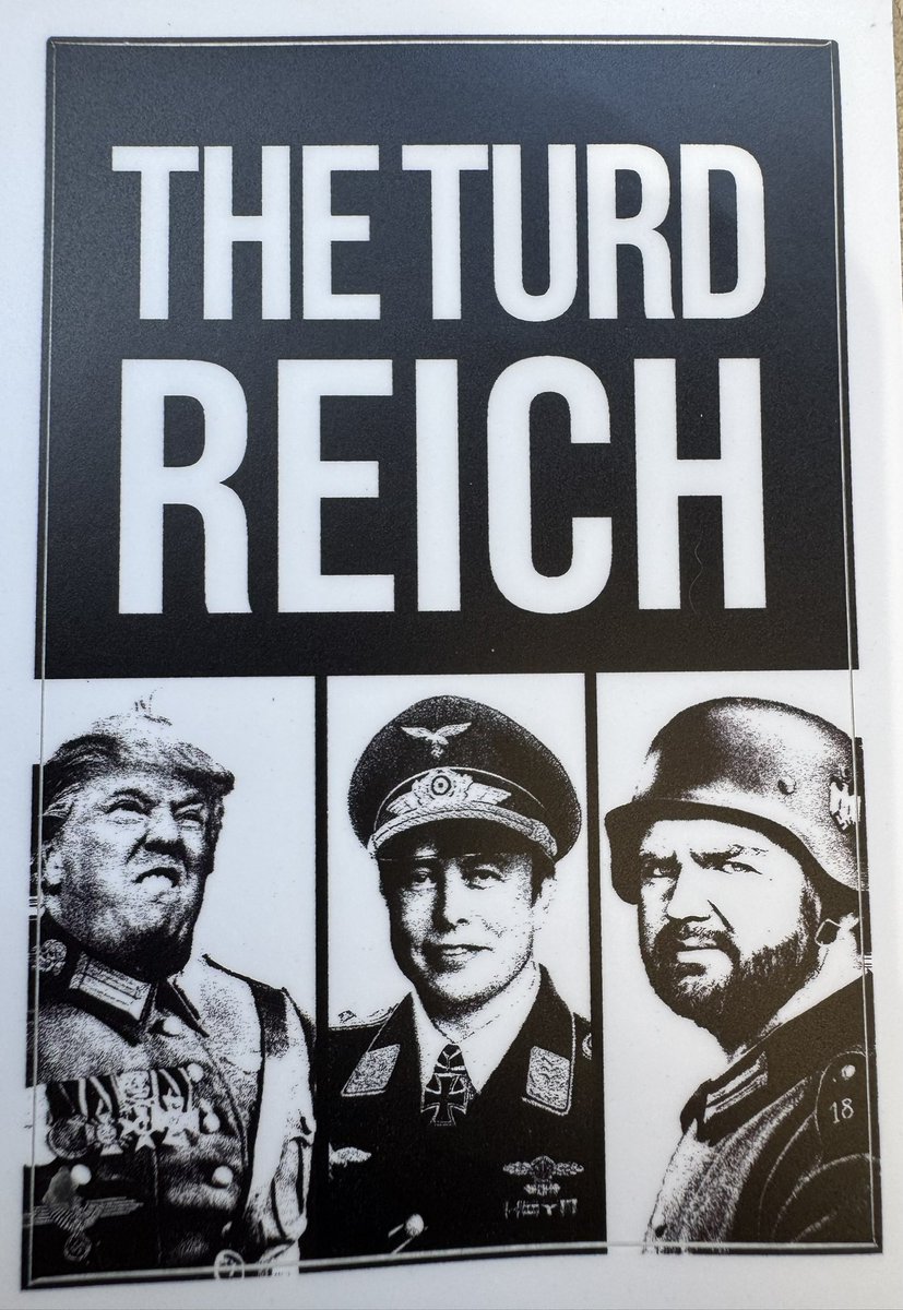 Shout out to the artist who passed these out at the Tampa No Kings rally:

Like and RT: