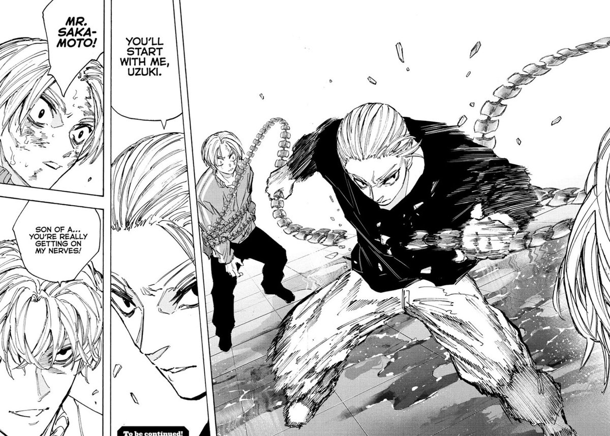 Suzuki delivered a crazy chapter
#SAKAMOTODAYS217