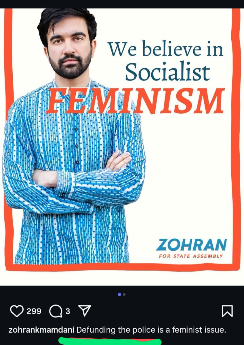 NYC: Run far far away from a socialist who believes defunding the police is good for women.

Ask any woman who has taken the subway in the last year how much they'd love for cops to go away. 

Do not turn NYC into San Francisco.