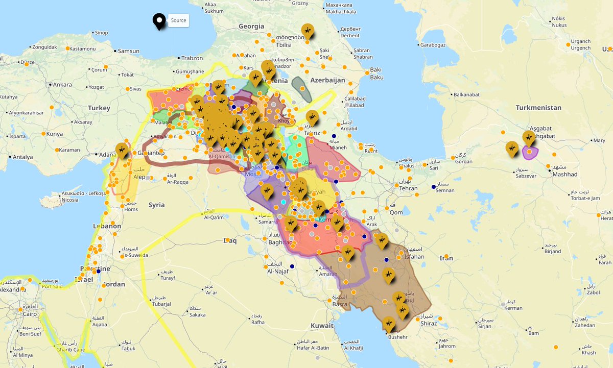 milan_zilan's tweet image. NEW MAP - Geography of the Şerefname (1597), by Şerefxanê Bedlîsî. (WIP)
umap.openstreetmap.fr/nl/map/sharafn…
I never got around making this one flawless, and it still isn't! But, I figured, it was finally time to publish it, as the days & years pass by quickly, ENJOY!