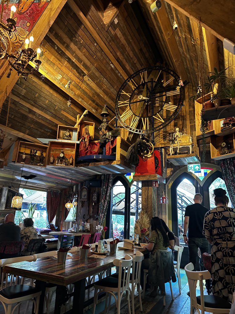 After Walibi Holland we stopped at this Hansel and Gretel themed restaurant just a short 12 minute drive from the park and it was SO COOL!! Insanely well themed, very quirky, delicious food, and overall tons of fun. Highly recommend to anyone making the visit to Walibi Holland!