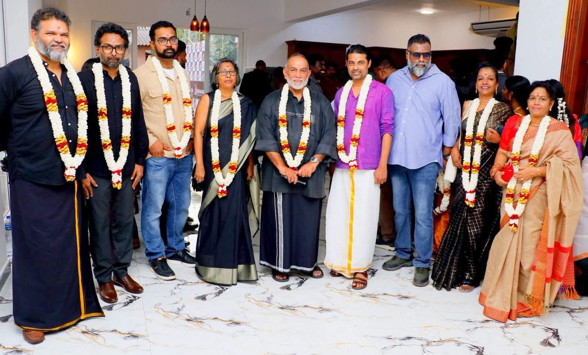 thi_thinesh's tweet photo. What an incredible event! Honoured to be at the grand opening of Dreamline Productions in Jaffna!  This is a FIRST for the North – a mega production house with state-of-the-art technology for all us Sri Lankan cinema enthusiasts. The ceremony was absolutely amazing https://t.co/B7nmlvwxaG