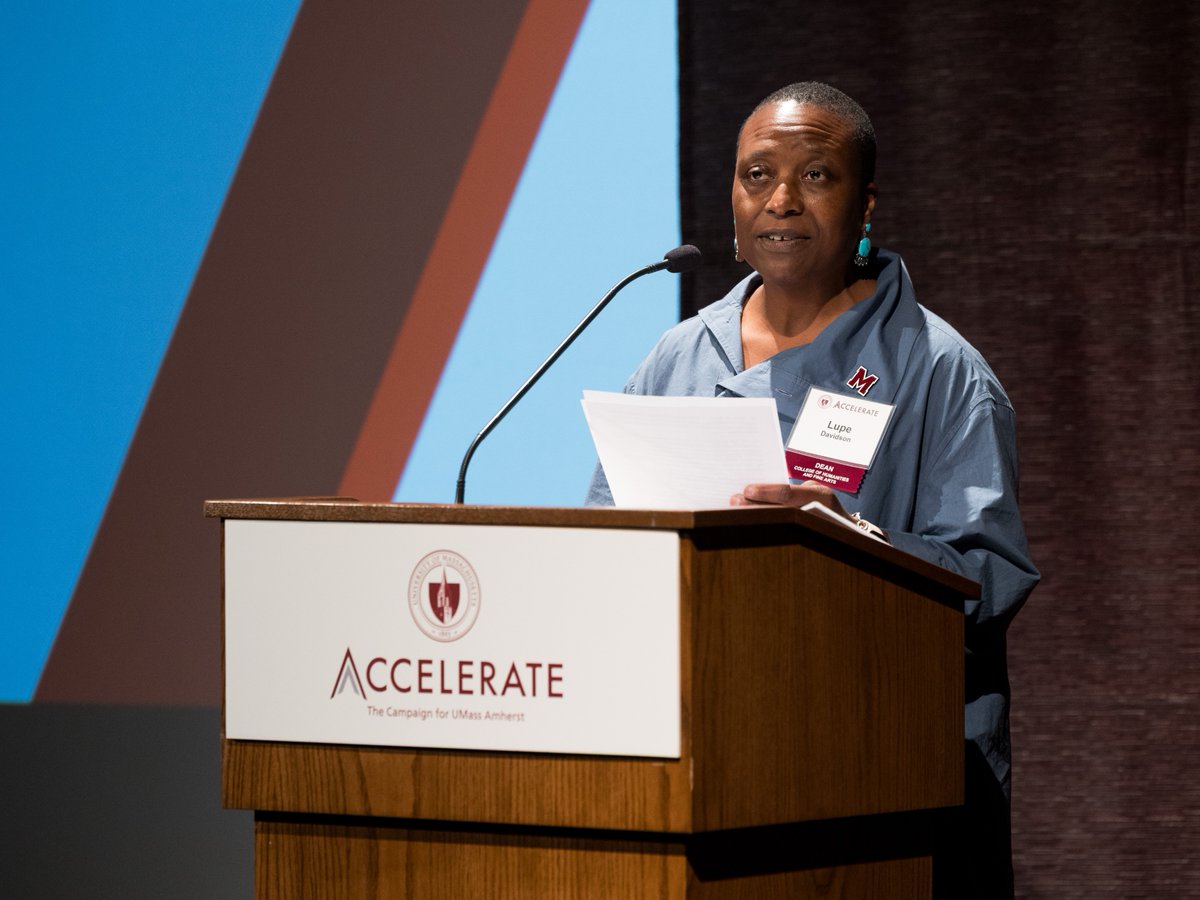 UMassChancellor's tweet image. UMass Amherst Foundation’s event in NYC highlighted the essential contributions of @UMassHFA, @UMassLibraries and @umassfac in blending social justice and cultural exploration with artistic creation. Support the Accelerate campaign here: bit.ly/4gaFQhu