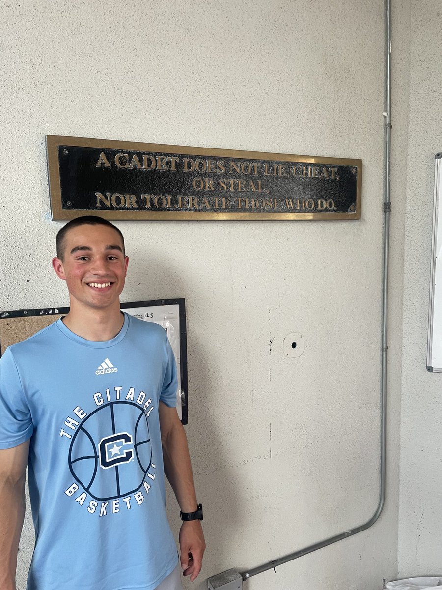 I am extremely excited for former <a href="/SFSAthletics/">St. Francis de Sales Athletics</a> Varsity Basketball  Player Jameson Heck as he starts his new journey for <a href="/CitadelHoops/">The Citadel Basketball</a>! Summer classes &amp; basketball start this week for the new Bulldog. 

#GoKnights
