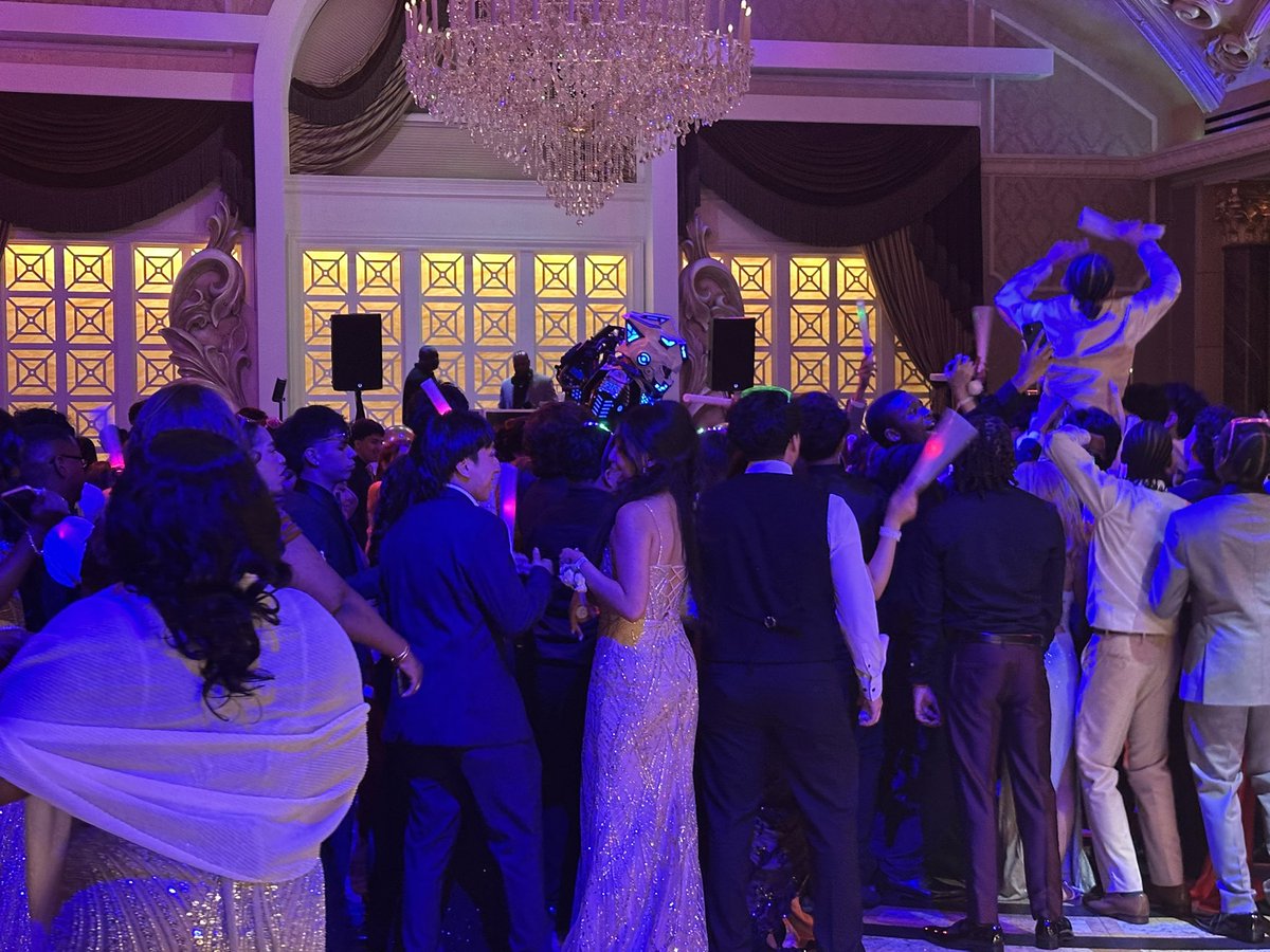 We had a wonderful time at our prom last night.   Cheers to our graduating seniors and our dedicated staff!