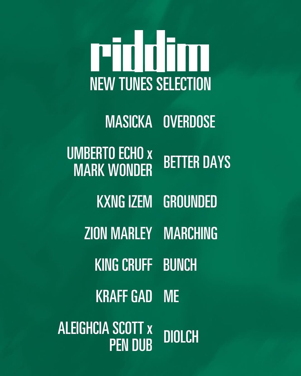 A Welsh language track with musicians from across Wales and Jamaica is featured on Riddim Mag’s selection list… absolutely love to see it 🤯