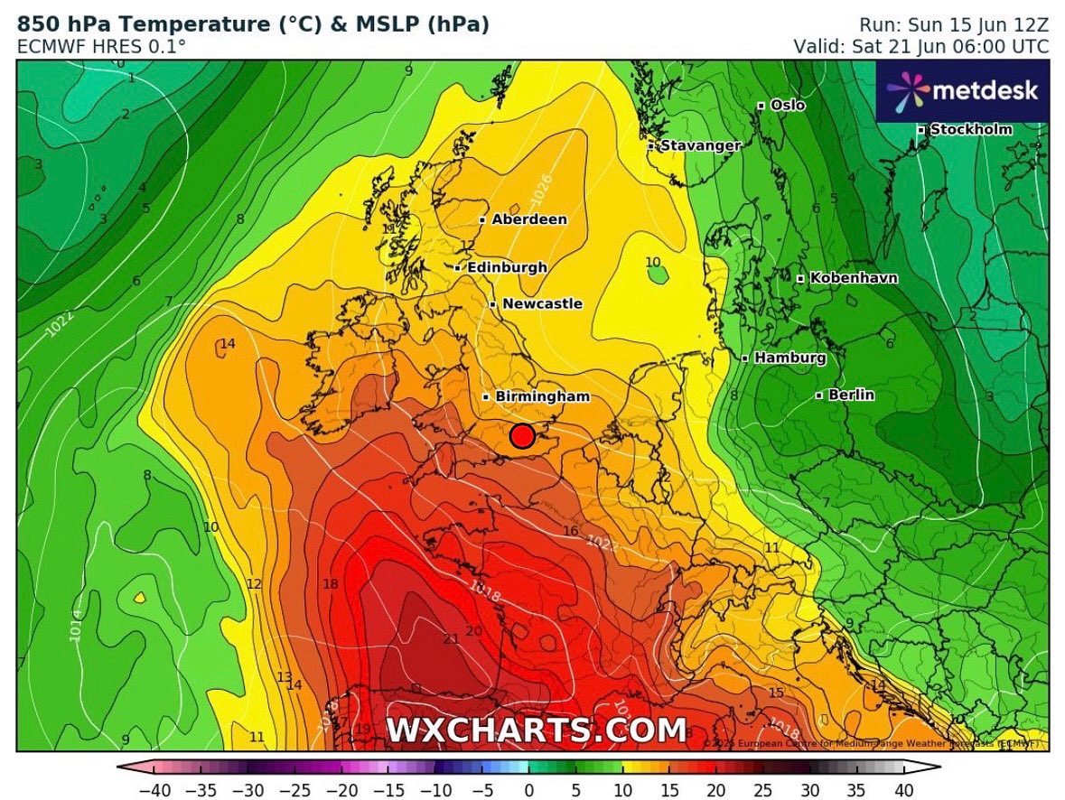 Could be looking at our warmest weather of the year so far by the end of this week and next weekend! 🔥🔥🔥🔥🔥
