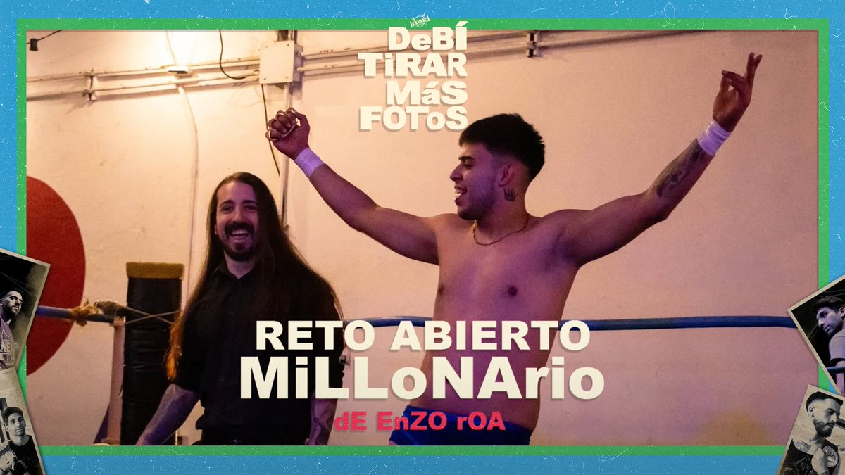 📸 Ya disponible #DebíTirarMásFotos en nuestro canal oficial de #Youtube ❤️‍🩹

📼 Entra a nuestro canal, suscribete, hacele click en la campanita y disfruta de todas las luchas vividas en el #CentroCulturalLimonero.

📎 Link en nuestra descripción.

#LuchaLibreArgentina #Wrestling
