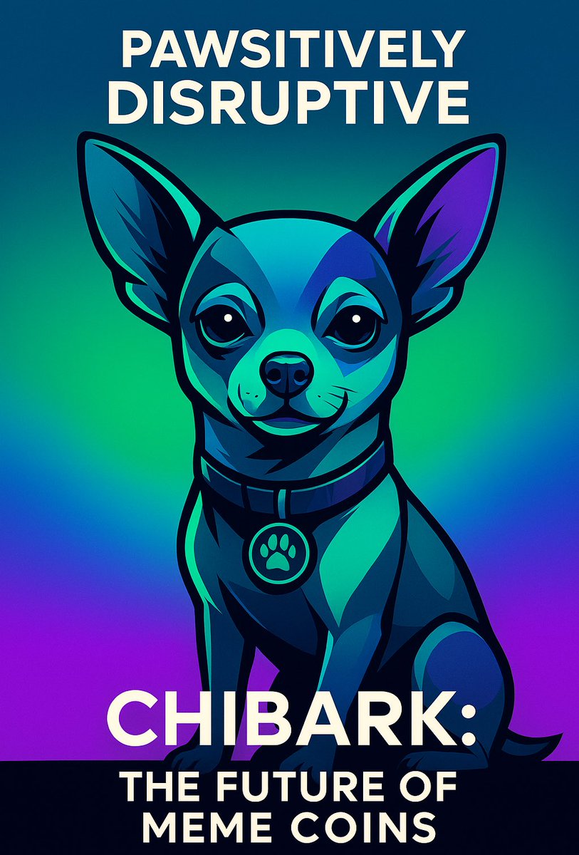 chibarksol's tweet photo. Paws, code, conquer.
Chibark leads the memevolution. ๐พโก
#ChiBark #Solana #MemeCoin #DeFi https://t.co/E1kig1kf5u