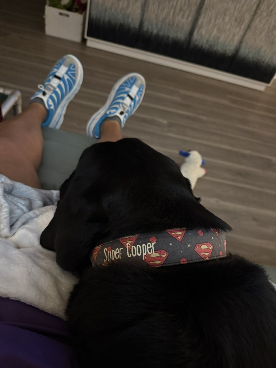 Spending time cuddling at home with my boy.  Cousin John leaves tonight &amp; Brenda is coming to take him back to her house while I continue my recovery from this surgery and upcoming surgeries.  I still get to see him more than a couple times a week so I'm grateful. We got this!