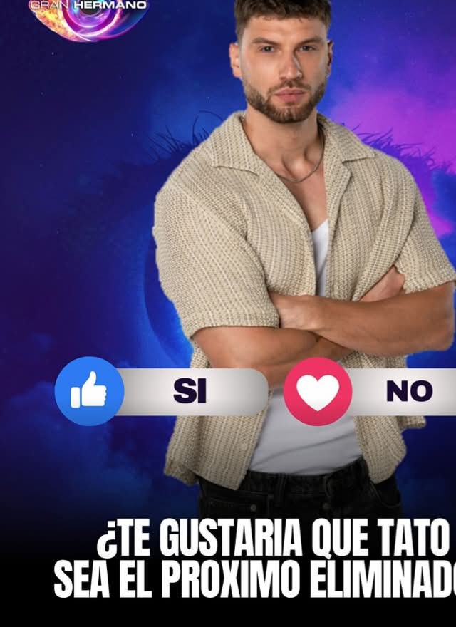 TENDENCIASok's tweet image. CONFIRMADO!!!

TATO SERÍA EL PRÓXIMO ELIMINADO DE #GranHermanoArgentina 

La producción no quiere que nuevamente un uruguayo sea el ganador. 

Estás de acuerdo???

Si 👉rt
No 👉fav 

#GranHermano