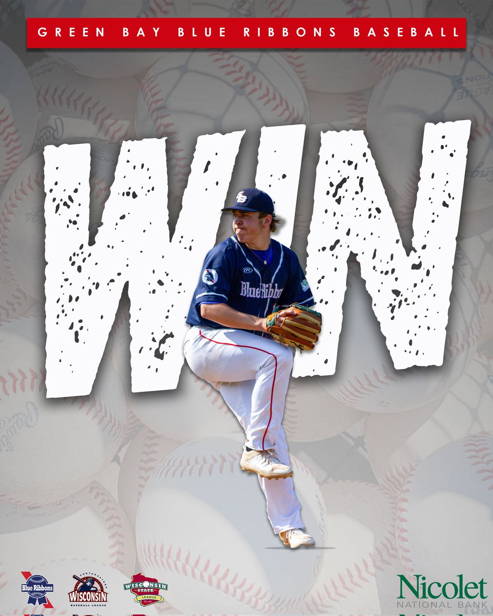 Joe Anderson tossed six scoreless innings and then the Blue Ribbons hung on for a 5-4 win as Evan Cichanofsky came on in a tough situation and slammed the door shut for the save. Easton Arendt hit his first home run of the year and Boone Kirst added a pair of hits in the win.
