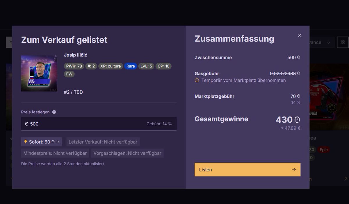 Well <a href="/FIFARivals/">FIFA Rivals</a> all good and fun but 14 % Marketplace fee is a new record high, right?

@beast_ico please advise.