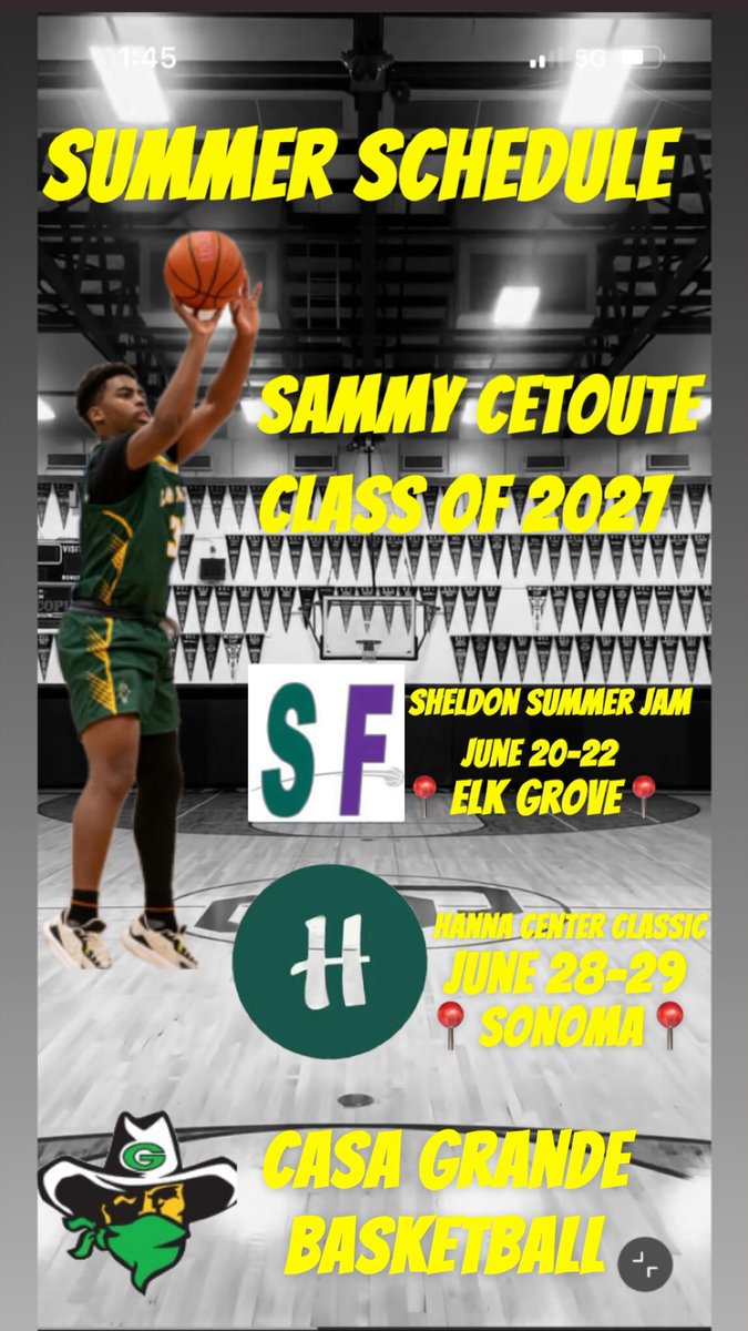 Sammy Cetoute (@cetoute30) on Twitter photo Sammy Cetoute 
Class of 27 Sg/Sf
Casa Grande Basketball Summer Schedule Sammy Cetoute 
Class of 27 Sg/Sf
Casa Grande Basketball Summer Schedule