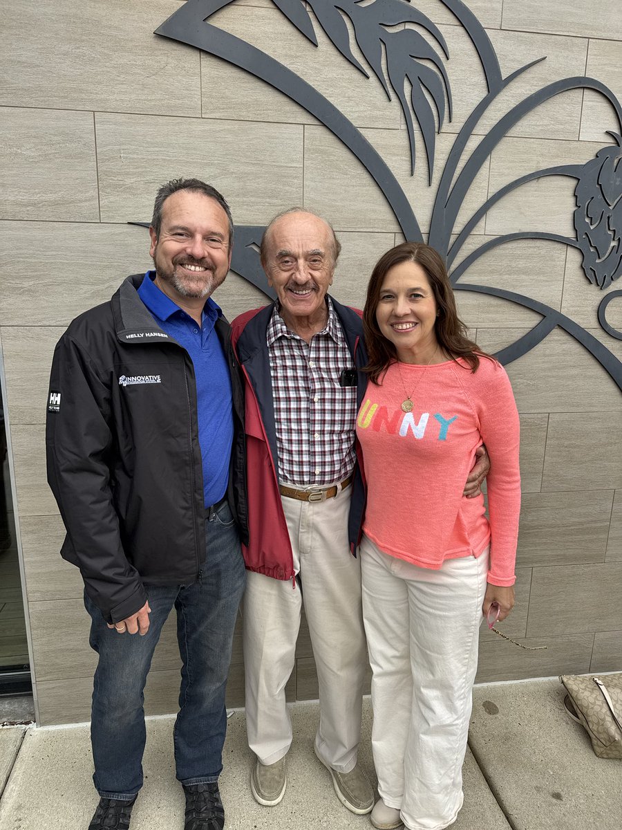 #HappyFathersDay to all the dads out there! My brother and I know how lucky and blessed we are to have ours, 86 years young!