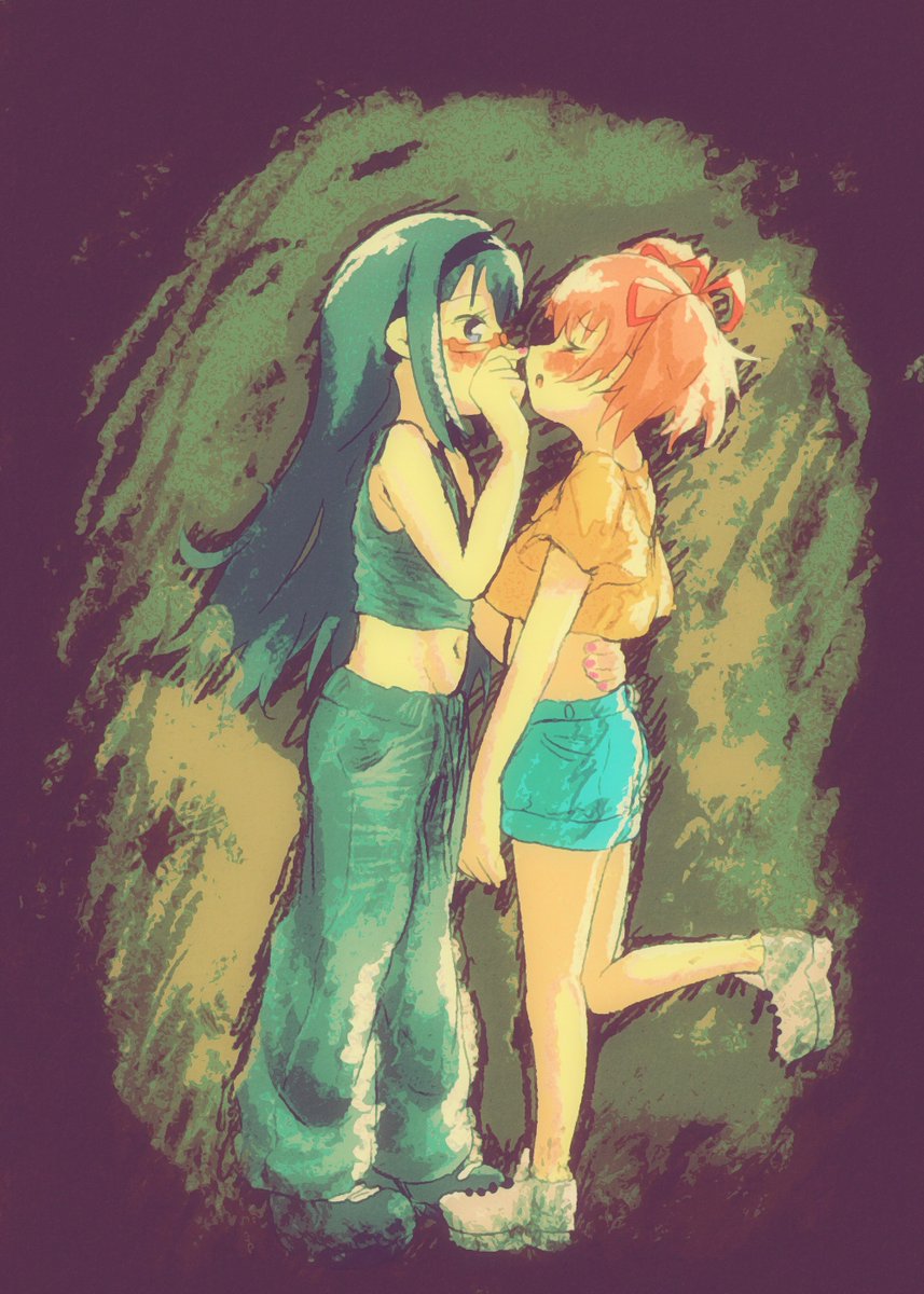 redtomato8188's tweet image. got your nose~💜
#yuri #pmmm #madoka_magica
#魔法少女まどかマギカ #まどマギ