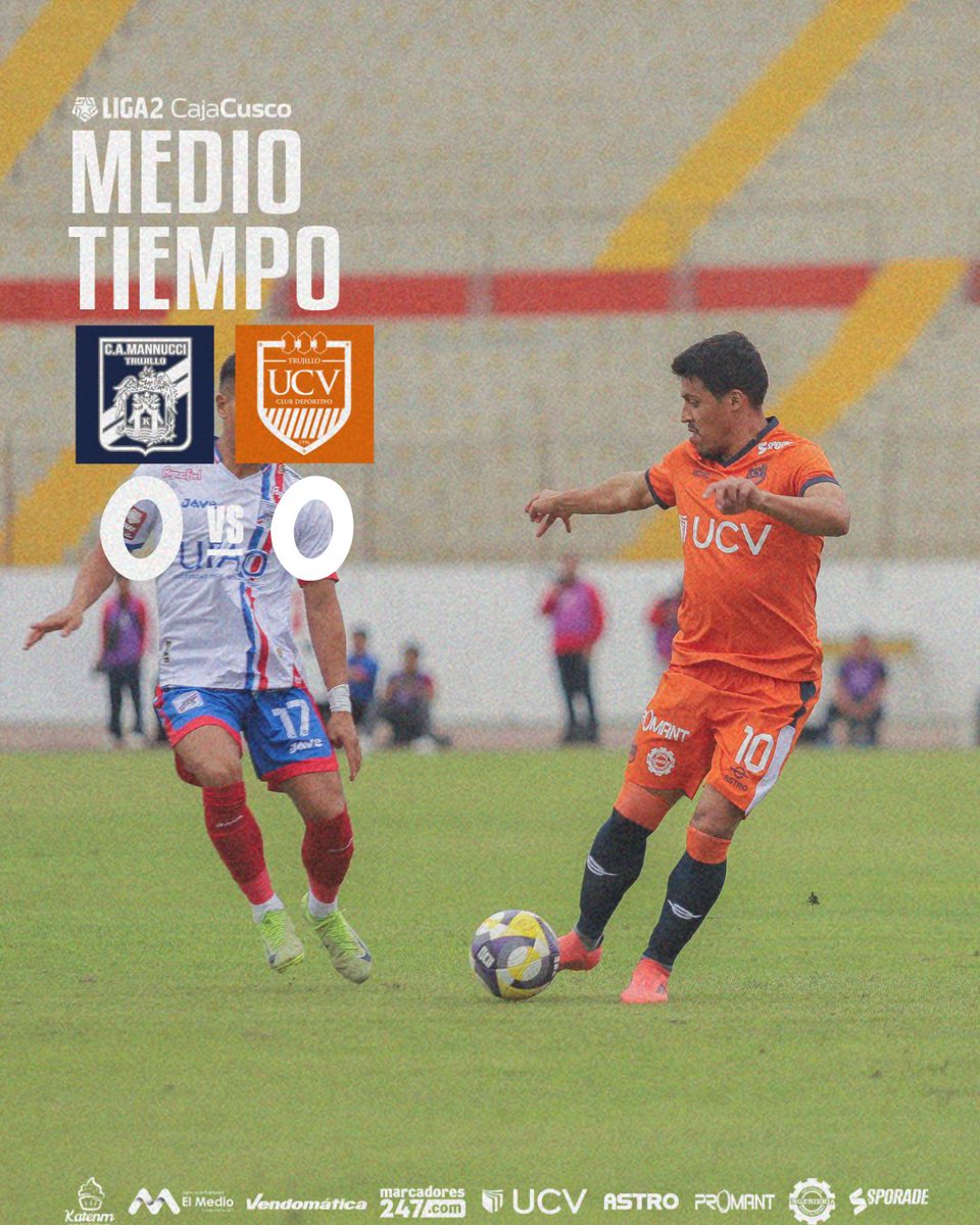 ⏱️ 𝐌𝐞𝐝𝐢𝐨 𝐭𝐢𝐞𝐦𝐩𝐨

𝙼𝚊𝚗𝚗𝚞𝚌𝚌𝚒 0️⃣ 🆚 0️⃣ 𝚄𝙲𝚅

#VallejoEsTrujillo 🟠🔵🟠