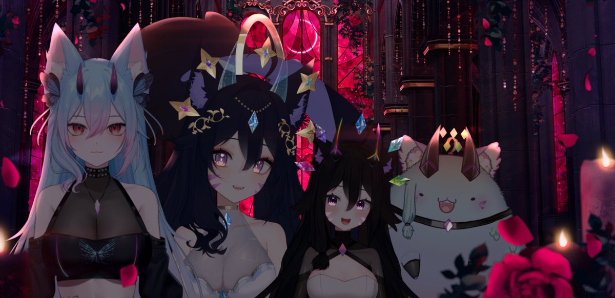 All the Raivys together in a date.
I would like to thank <a href="/KisahriVT/">Kisahri</a> for pretty bakground will def use it ♥️♥️