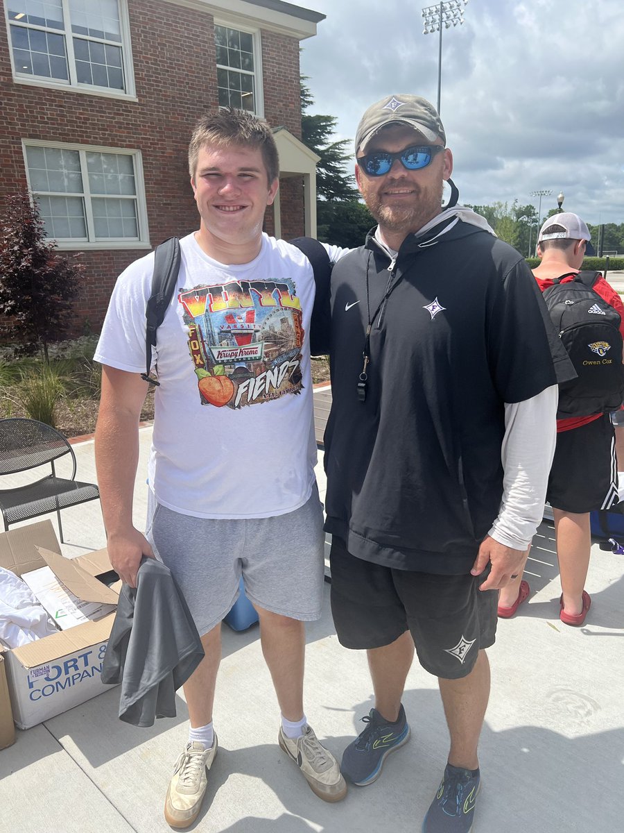 Harrison Sutton (@harrrisonsutton) on Twitter photo Had a great time camping this weekend with <a href="/PaladinFootball/">Furman Football</a> with my lineman brother <a href="/ColtMixon/">Colt Mixon</a>! Thank you <a href="/CoachCutch/">Matt McCutchan</a> for a great experience.
Also thank you <a href="/JeffTMixon/">Jeff Mixon</a> and Mr. and Mrs. Mixon for showing me around South Carolina. I had a great time. Had a great time camping this weekend with <a href="/PaladinFootball/">Furman Football</a> with my lineman brother <a href="/ColtMixon/">Colt Mixon</a>! Thank you <a href="/CoachCutch/">Matt McCutchan</a> for a great experience.
Also thank you <a href="/JeffTMixon/">Jeff Mixon</a> and Mr. and Mrs. Mixon for showing me around South Carolina. I had a great time.