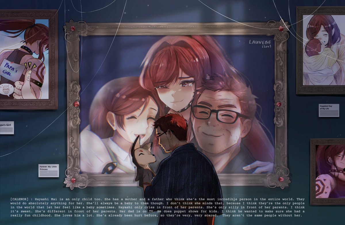Lauvebe_'s tweet image. “…Hayashi will always be a baby to them, though. I don’t think she minds that. She only cries in front of her parents. She&apos;s only silly in front of her parents. She&apos;s different in front of her parents.”

Happy Father’s Day #tetrotwt #tetropink