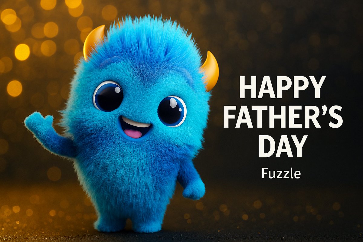 👨‍👧‍👦💙 Happy Father’s Day to all the amazing dads out there!
From bedtime stories to being our real-life superheroes today we celebrate YOU! 💜

Sending fuzzy hugs from Fuzzle! 💫