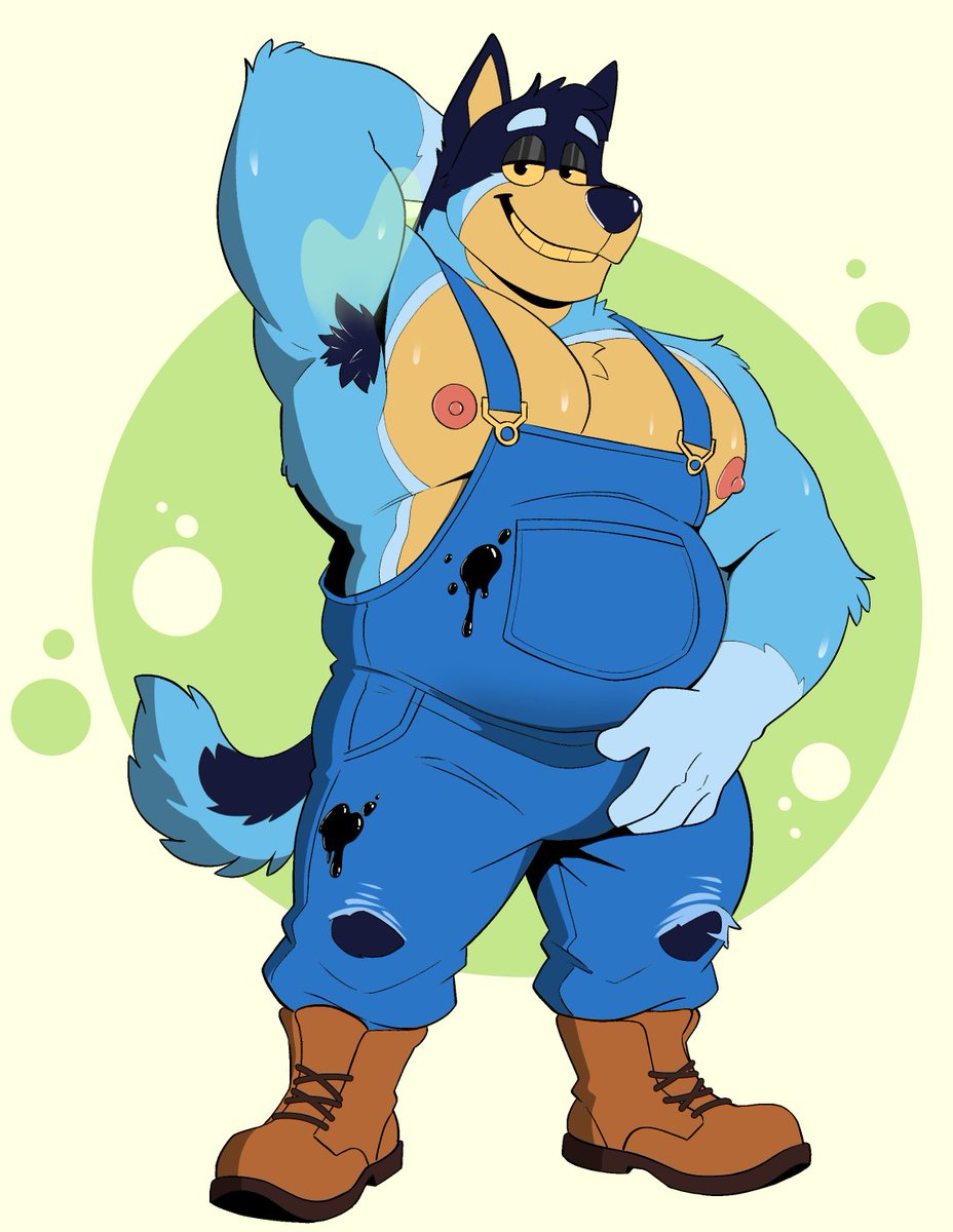 Happy fathers day ! 

Had to draw a 'blue'-collar-ified dad for the holiday