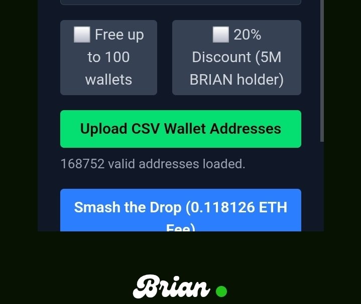 Brian x Base LLC (@brianxbase) on Twitter photo Looking to #airdrop your token to 100k+ wallets? Look no further! The absolute cheapest mass airdrop tool on the market. Onbasebrian.com
<a href="/based_elnen/">Based Elnen</a>
<a href="/BasedBrett/">Brett</a>
<a href="/mogcoin/">MOG COIN</a>
<a href="/Toshi_base/">TOSHI</a>
<a href="/degentokenbase/">Degen ๐ฉ</a>
<a href="/Ski_CTO/">Ski Mask Dog</a>
<a href="/doginmeonbase/">doginme</a>
<a href="/KeyboardCatBase/">KEYCAT</a>
<a href="/MrMigglesOnBase/">Mr. Miggles</a> Looking to #airdrop your token to 100k+ wallets? Look no further! The absolute cheapest mass airdrop tool on the market. Onbasebrian.com
<a href="/based_elnen/">Based Elnen</a>
<a href="/BasedBrett/">Brett</a>
<a href="/mogcoin/">MOG COIN</a>
<a href="/Toshi_base/">TOSHI</a>
<a href="/degentokenbase/">Degen ๐ฉ</a>
<a href="/Ski_CTO/">Ski Mask Dog</a>
<a href="/doginmeonbase/">doginme</a>
<a href="/KeyboardCatBase/">KEYCAT</a>
<a href="/MrMigglesOnBase/">Mr. Miggles</a>