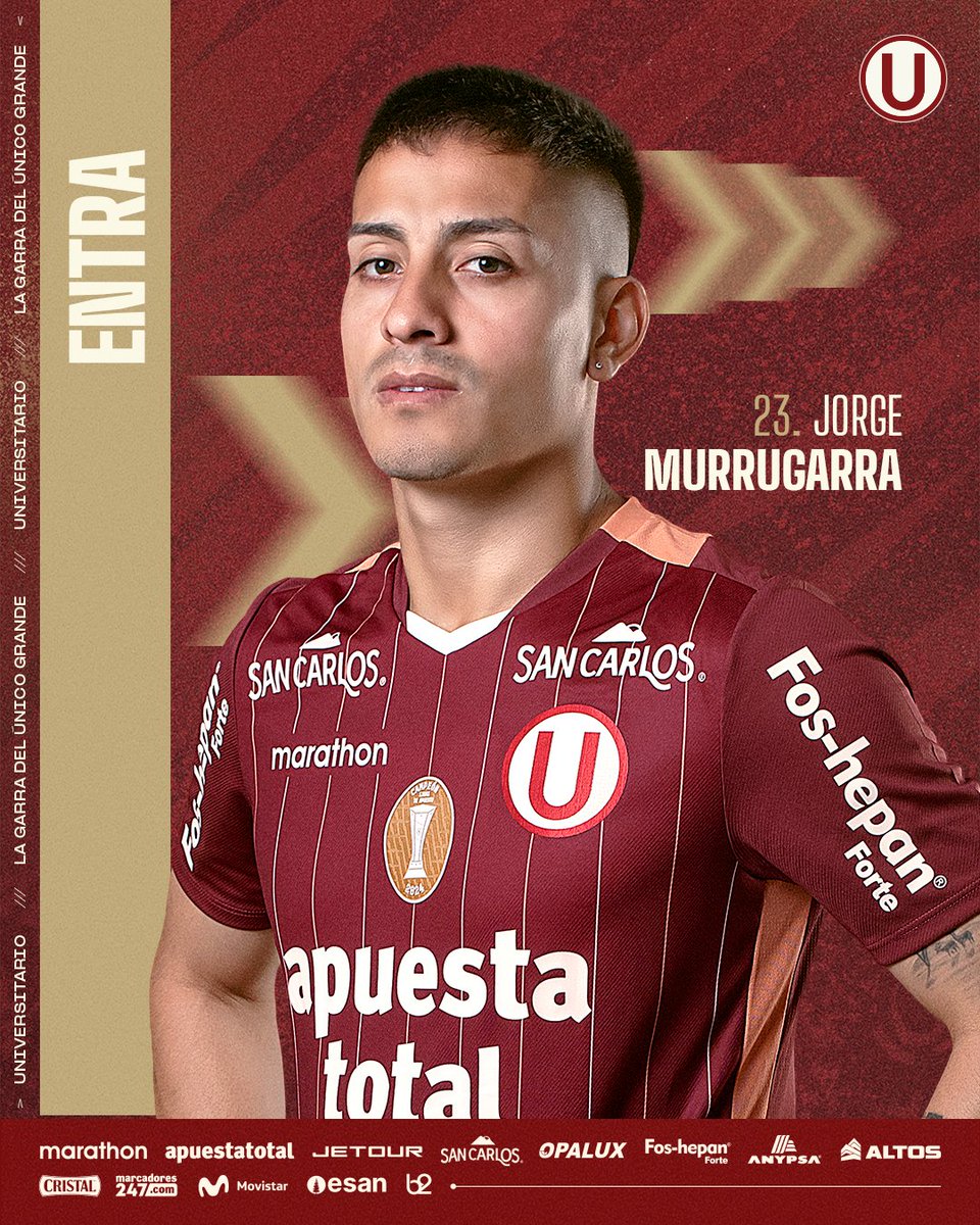 ⏱️ 70' | 🔄 Cambio en Universitario

#LaGarraDelÚnicoGrande