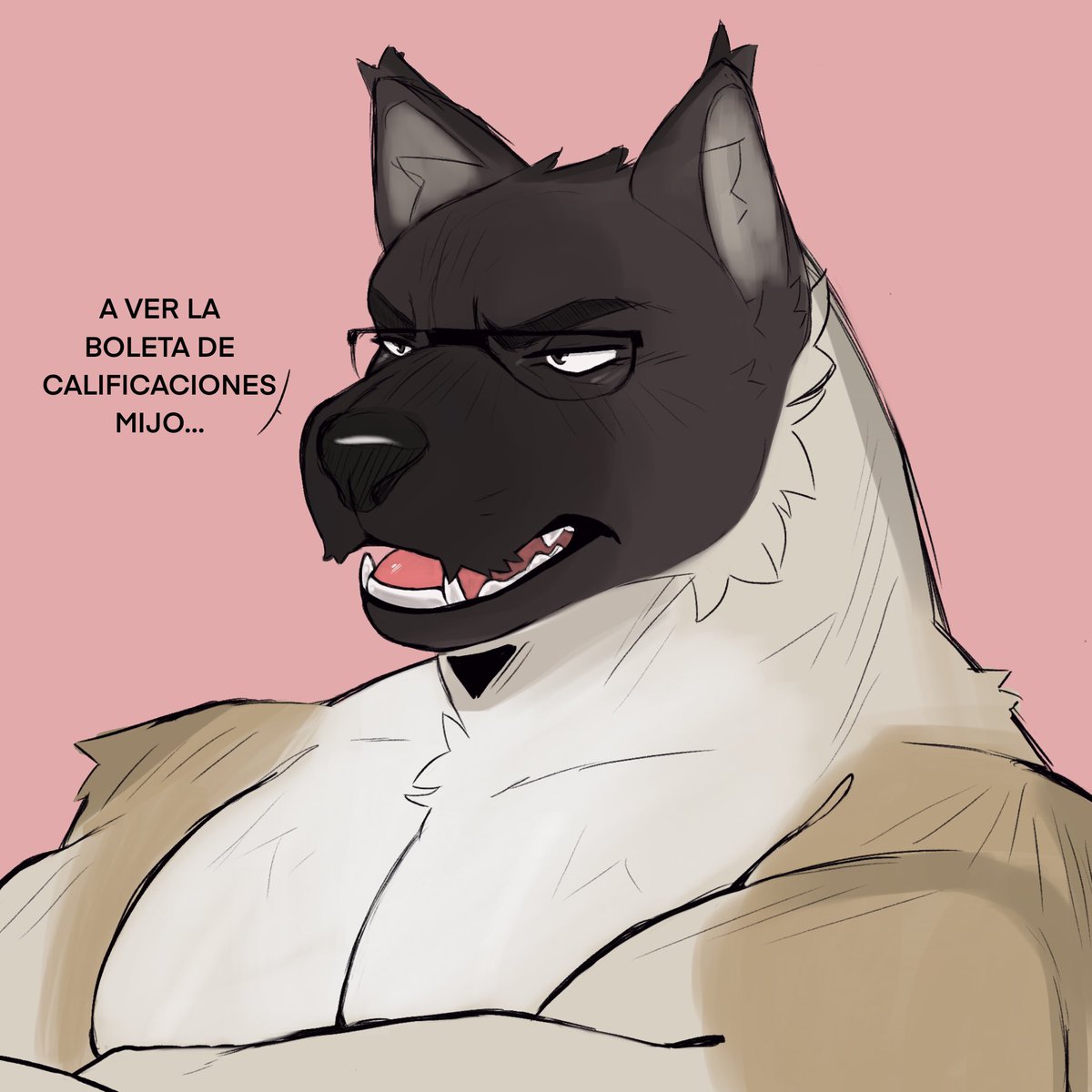 Akita Papi asking for your school grades 🗒️ Happy Father’s Day!!