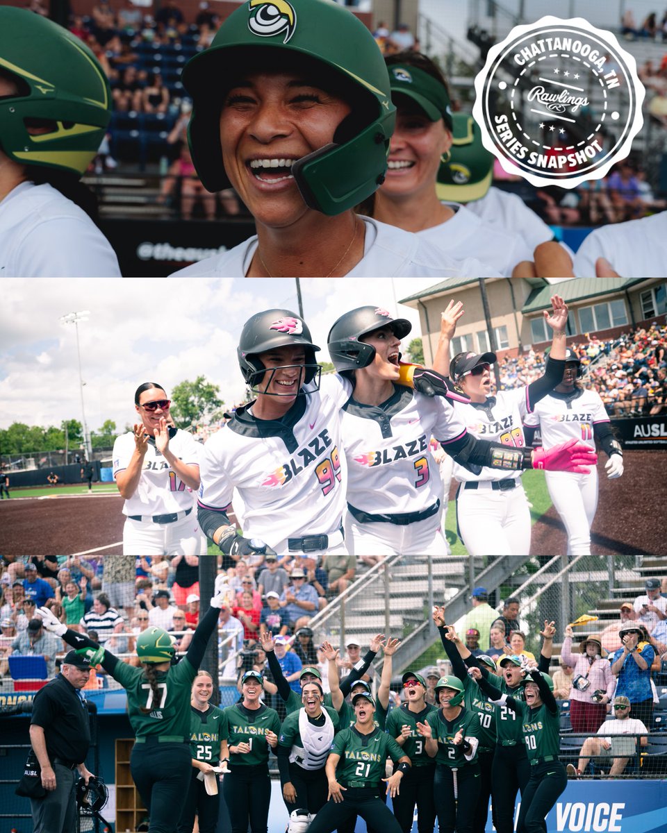 AUSL (@theauslofficial) on Twitter photo ๐๐๐
Y'all were incredible, til next time Chattanooga 
<a href="/RawlingsSB/">Rawlings Softball</a> ๐๐๐
Y'all were incredible, til next time Chattanooga 
<a href="/RawlingsSB/">Rawlings Softball</a>