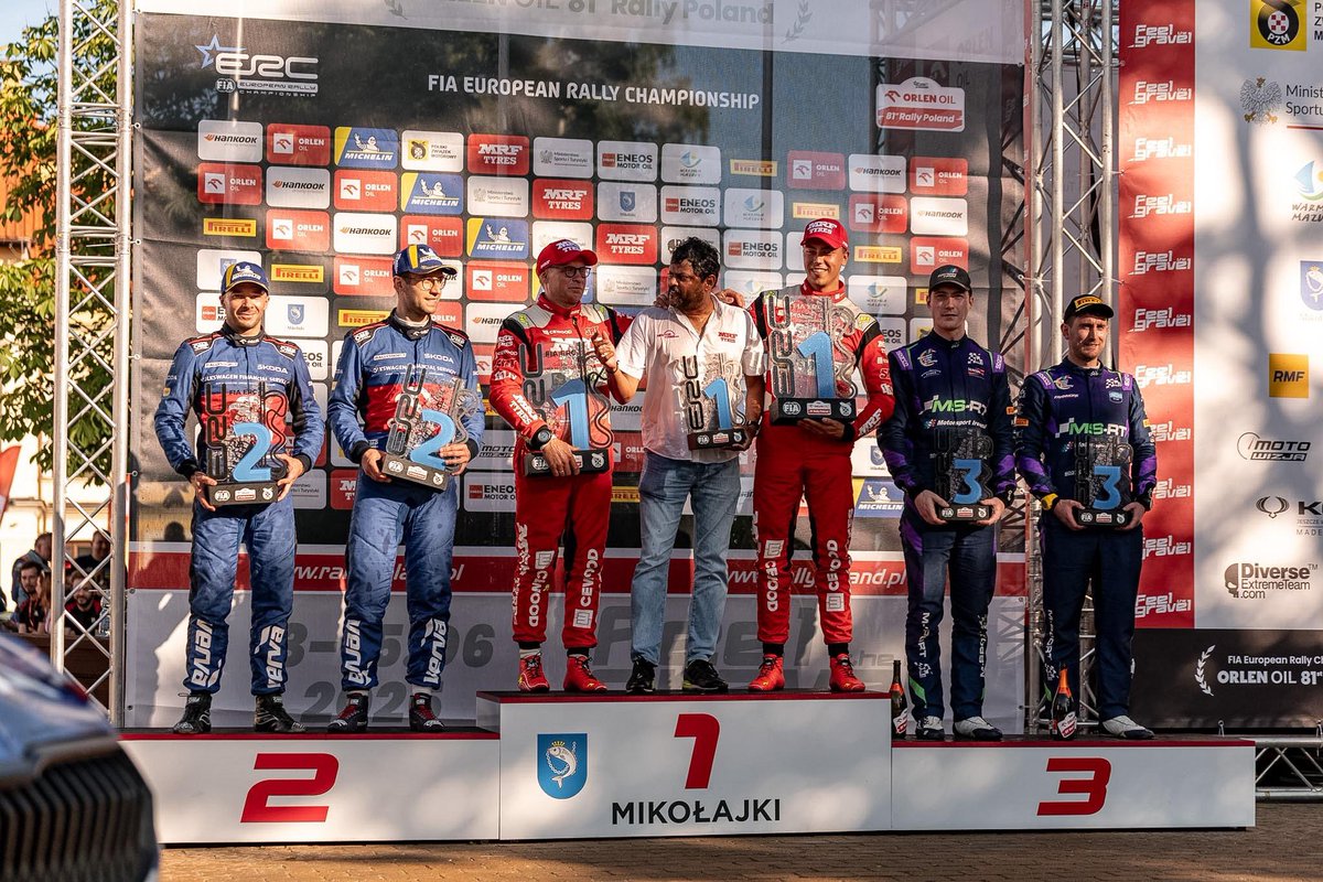 ORLEN OIL 81. Rajd Polski 𝗶𝘀 𝗱𝗼𝗻𝗲 𝗮𝗻𝗱 𝗱𝘂𝘀𝘁𝗲𝗱💨🔚

🥇Mārtiņš Sesks/Renārs Francis🇱🇻
🥈Miko Marczyk/Szymon Gospodarczyk🇵🇱 (ɴᴏᴡɪ ʟɪᴅᴇʀᴢʏ ᴋʟᴀꜱʏꜰɪᴋᴀᴄᴊɪ ᴇʀᴄ🔝)
🥉Jon Armstrong/Shane Byrne🇮🇪

Dziękujemy za Waszą obecność!🫵
