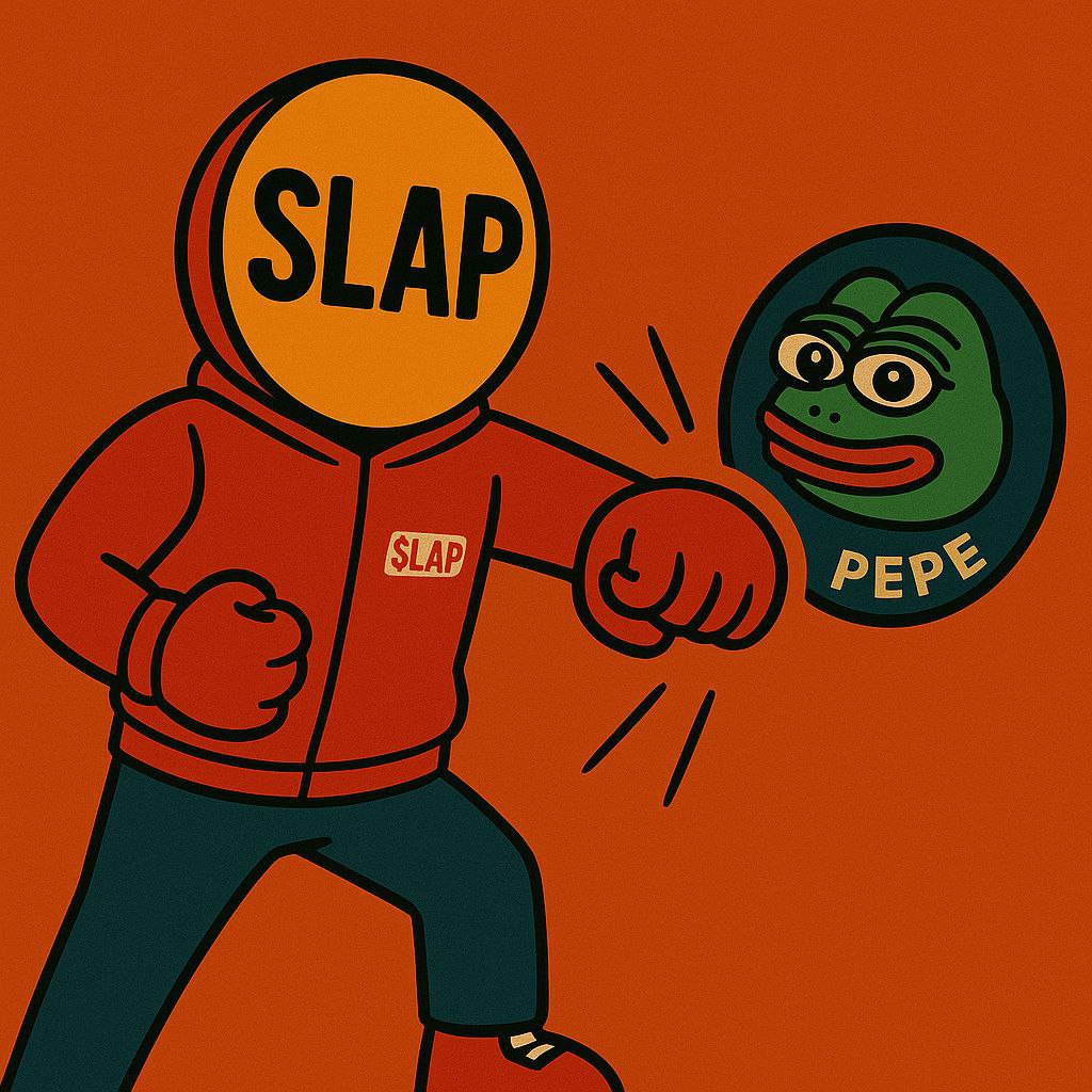 SLAP_DAOPro's tweet image. 🥊 PEPE got slapped into the shadow realm.
$SLAP doesn’t negotiate — it dominates.
New king on the block? You bet.

#SLAPcoin #PEPE #MemeCoinTakeover #CryptoBattle #SlapSeason #AltcoinWar #Web3Memes #NewKingInTown #SlapThemAll #CryptoHumor