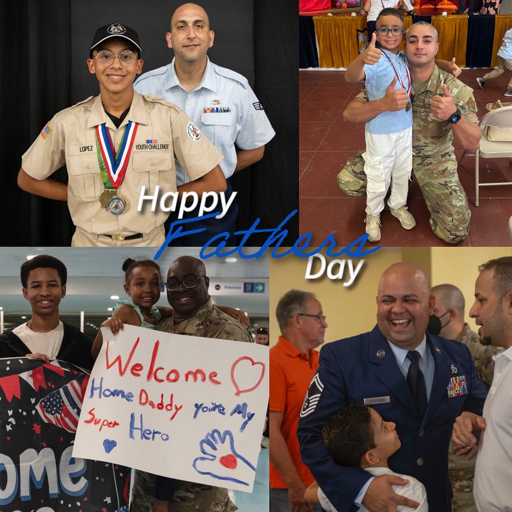 Happy #FathersDay from the 156th Wing!

Today, we honor all fathers &amp; father figures who lead with strength, sacrifice, &amp; love—on duty &amp; at home.

Your unwavering commitment, in uniform &amp; everyday life, inspires those around you &amp; shapes the future of our families &amp; communities.