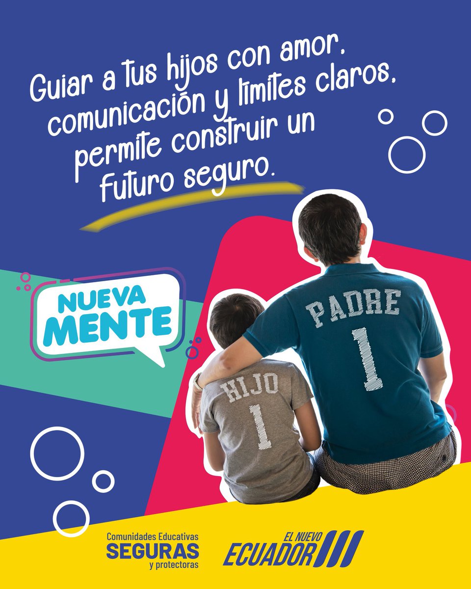 La familia, el primer entorno de aprendizaje❤️
Con #NuevaMENTE aprende cómo fomentar un desarrollo saludable.

👨‍👩‍👧‍👦 Padres, madres y cuidadores son clave en la prevención del consumo de drogas mediante comunicación asertiva, supervisión responsable y apoyo emocional.