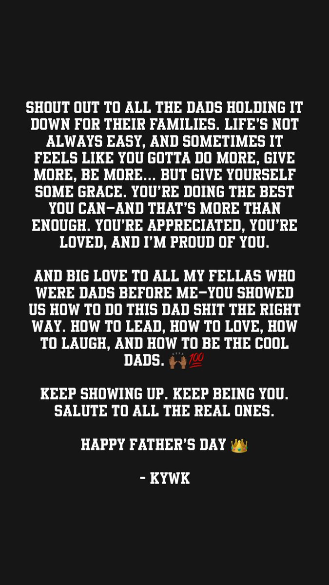 Happy Father’s Day To the Real Ones 🤞🏼