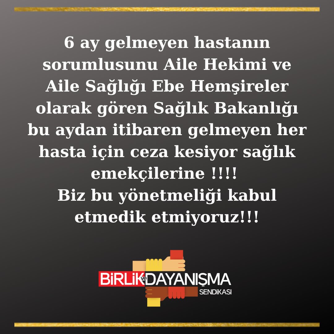 Dr_Yusuf_63's tweet photo. #MaksatAileHekimliğineCeza #MaksatAileHekimliğineCeza @cumhuriyetgzt @cengizkaragoz13 @sinemgundemm @tele1comtr @cnnturk @Haberturk @sagliklicozum @esrtoptas @halktvcomtr @dayanismasen @dayanismasen3 @suahed @drmemisoglu @memindemirkoltr @suayipbirinci 
@fatihaltayli @AliKARAOBA @AsuKaya80TBMM @fazilkasap @aefakibaba @ezgigozeger @ozngndgdu @ekremacikel @gkayis @akdemircigdem @nevsinmengu @MuratYetkin2 @sibelbhctp @Deniz_Zeyrek @ZaferArapkirli @ankahabera @kanal7 #AileHekimliğiZulümYönetmeliği #recetemedokunma #asmlerkapalı